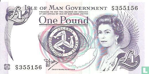 Isle of Man 1 Pfund (P40a) - Bild 1