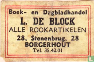 L. De Block - Boek- en dagbladhandel