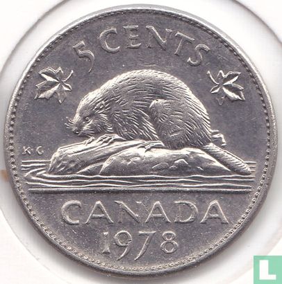 Canada 5 cents 1978 - Image 1