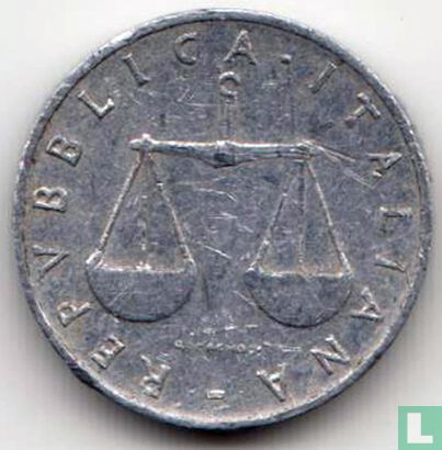 Italië 1 lira 1959 - Afbeelding 2