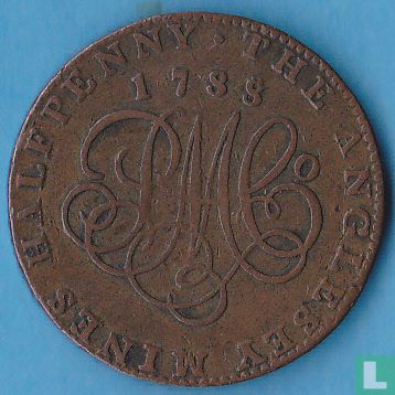 Groot-Brittannië Anglesey Mines ½ Penny 1788 - Image 1