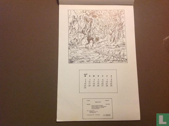 1984 Zilverpijl kalender - Image 3