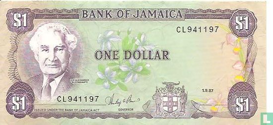 Jamaika 1 Dollar 1987 - Bild 1