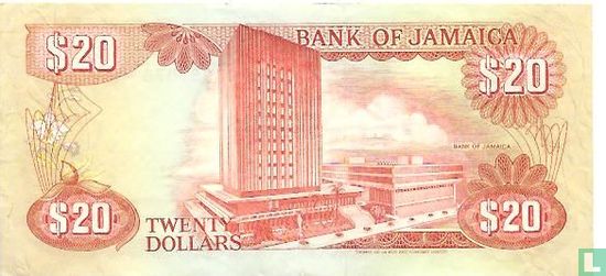 Jamaica 20 Dollars 1986 - Afbeelding 2