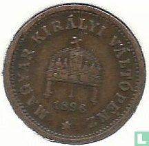 Hongarije 1 filler 1896 - Afbeelding 1