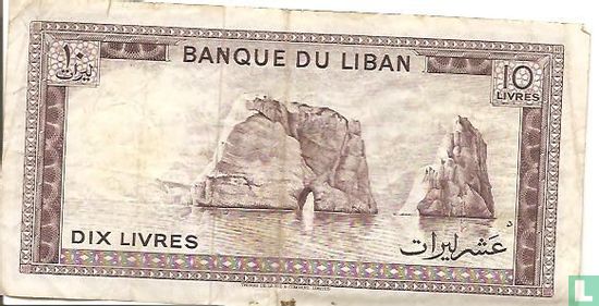 Libanon 10 Livres 1972 - Afbeelding 2