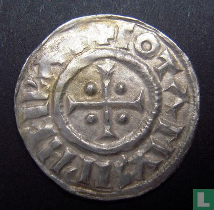 Dorestad 1 penny (Lothair I 840-855) - Image 1