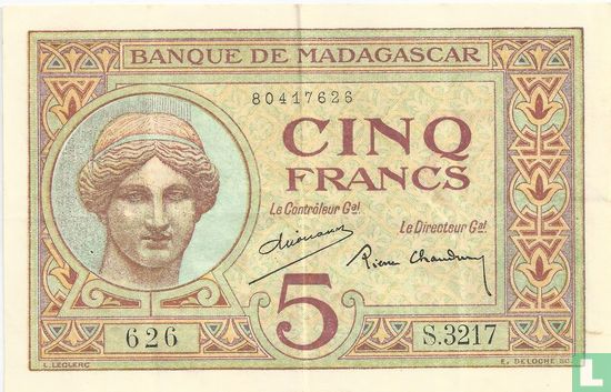 5 Malagassische frank - Afbeelding 1