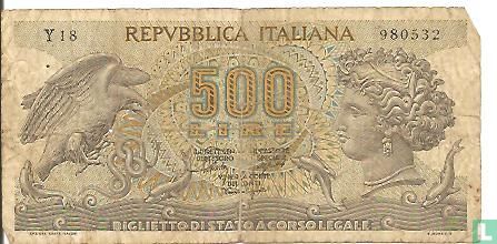 Italie 500 lires - Image 1