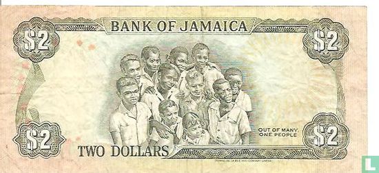 Jamaïque 2 Dollars 1990 - Image 2