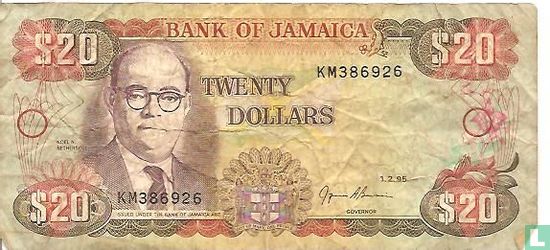 Jamaica 20 Dollars 1995 - Image 1