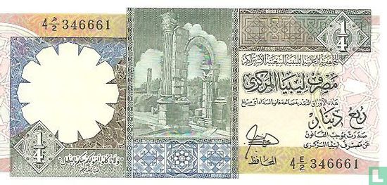 Libye ¼ dinar  - Image 1