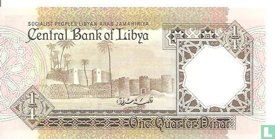 Libië ¼ Dinar   - Afbeelding 2