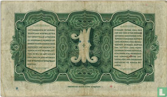 Niederländisch-Ostindien 1 Gulden - Bild 2