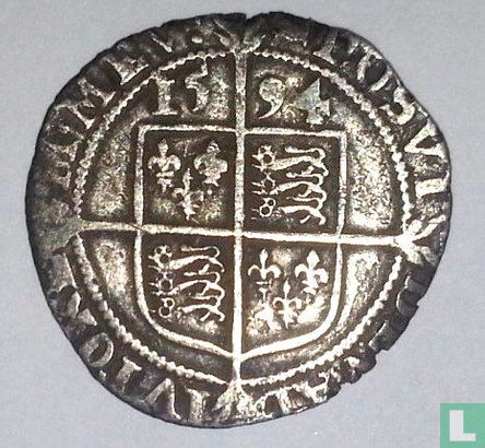 Engeland 6 pence 1594 - Afbeelding 1