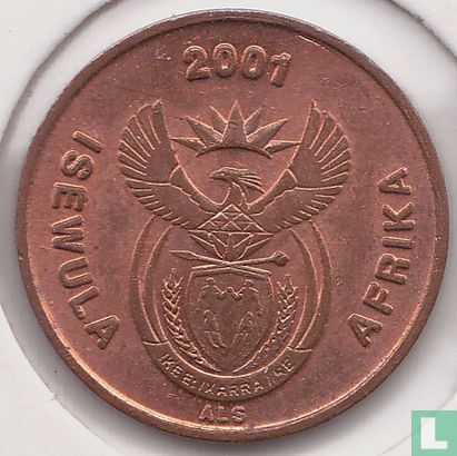 Zuid-Afrika 1 cent 2001 - Afbeelding 1