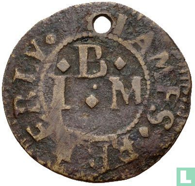 Great Britain  Olney (James Brierly) farthing-token  1658 - Afbeelding 2