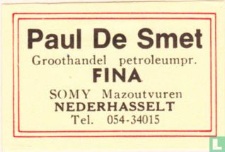 Paul De Smet - Groothandel petroleumpr.