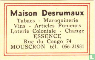 Maison Desrumaux - Tabacs - Maroquinerie... 