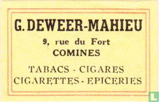 G. Deweer-Mahieu - Tabacs