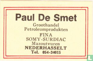 Paul De Smet - Groothandel petroleumpr.