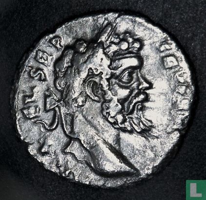 Roman Empire, AR Denarius, 193-211AD, Septimius Severus, Alexandria, 194 AD - Image 1