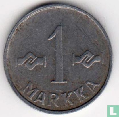 Finlande 1 markka 1953 (Fer recouvert de nickel) - Image 2