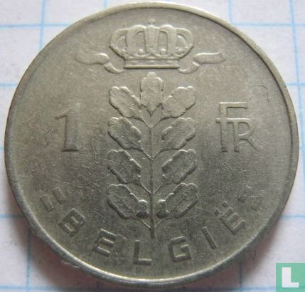 Belgium 1 franc 1953 - Image 2