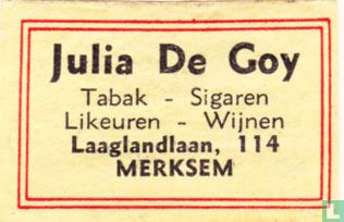 Julia De Goy tabak