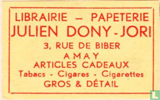 Librairie - Papeterie Julien Dony - Jori