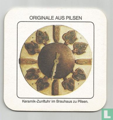 Keramik-Zunftuhr im Brauhaus zu Pilsen - Afbeelding 1