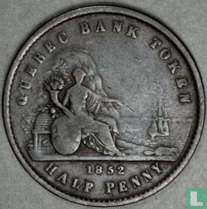 Canada (colonial) Half Penny Quebec Bank Token 1852 - Image 1