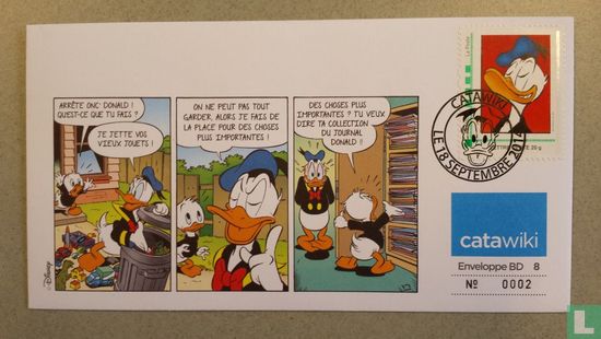 Enveloppe BD 08: Donald Duck