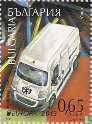 Europa - Postvoertuigen