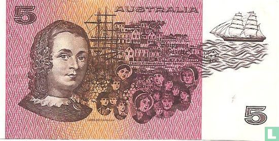 Australië 5 Dollars ND (1983) - Afbeelding 2