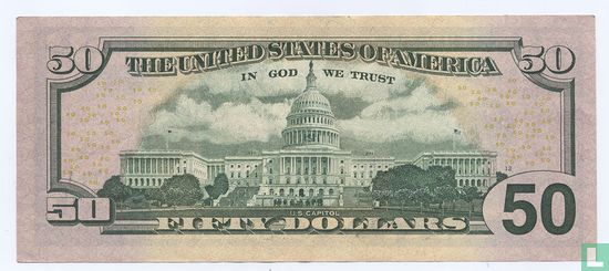 Dollars des États Unis 50 2009 L - Image 1