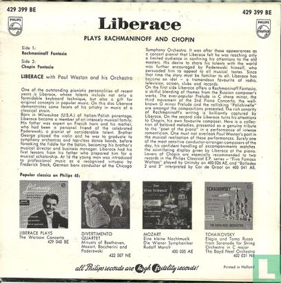 Liberace Plays Rachmaninoff and Chopin - Afbeelding 2