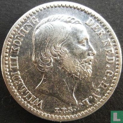 Netherlands 10 cents 1862 - Image 2