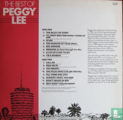 The best of Peggy Lee - Afbeelding 2