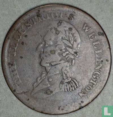 Lower Canada  ½ penny  (Wellington Waterloo, Lokaal geld)  1816 - Afbeelding 2