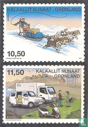 Europa - Postvoertuigen 