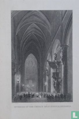 INTERIOR OF THE CHURCH OF ST. GUDULE, BRUSSELS.