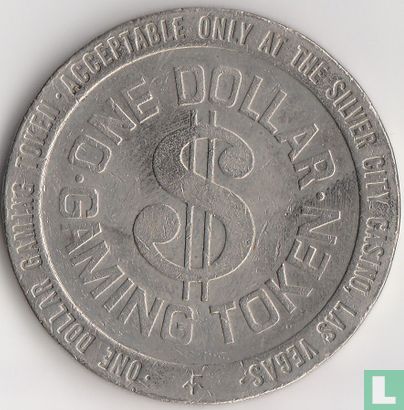 USA Las Vegas 1 dollar 1979 "Silver City Casino" - Image 2