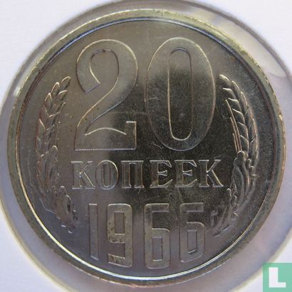 Russia 20 kopeks 1966 - Image 1