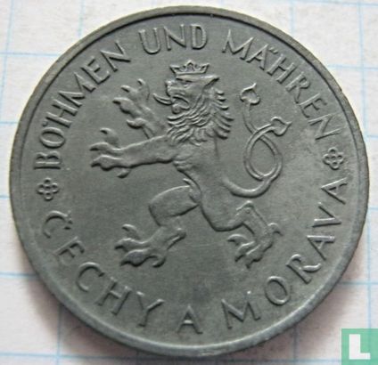 Bohemen en Moravië 1 koruna 1942 - Afbeelding 2