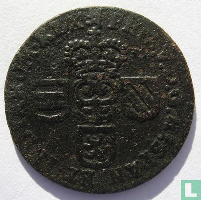 Namur 1 Liard 1710 (Arabisch 1 - Typ 3) - Bild 2