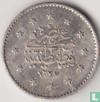 Ottoman Empire 1 kurus AH1277-4 (1864) - Image 1