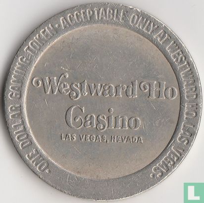 USA Las Vegas 1 dollar 1979 "Westward Ho Casino" - Image 2