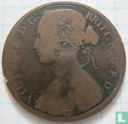 Verenigd Koninkrijk 1 penny 1862 - Afbeelding 2