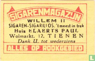 Sigarenmagazijn Willem II - Huis Elaerts Paul